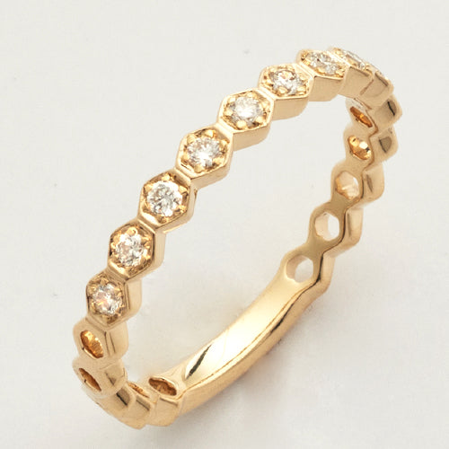 14KY 0.20CTW DIA DESIGNER BAND